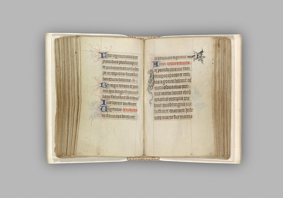 The Hours of Jeanne d'Evreux, Queen of France, Jean Pucelle (French, active Paris, 1319–34), Grisaille, tempera, and ink on vellum, French