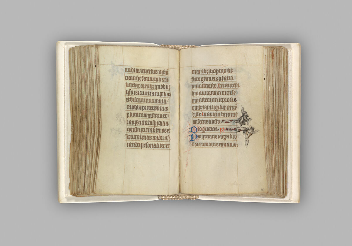 The Hours of Jeanne d'Evreux, Queen of France, Jean Pucelle (French, active Paris, 1319–34), Grisaille, tempera, and ink on vellum, French