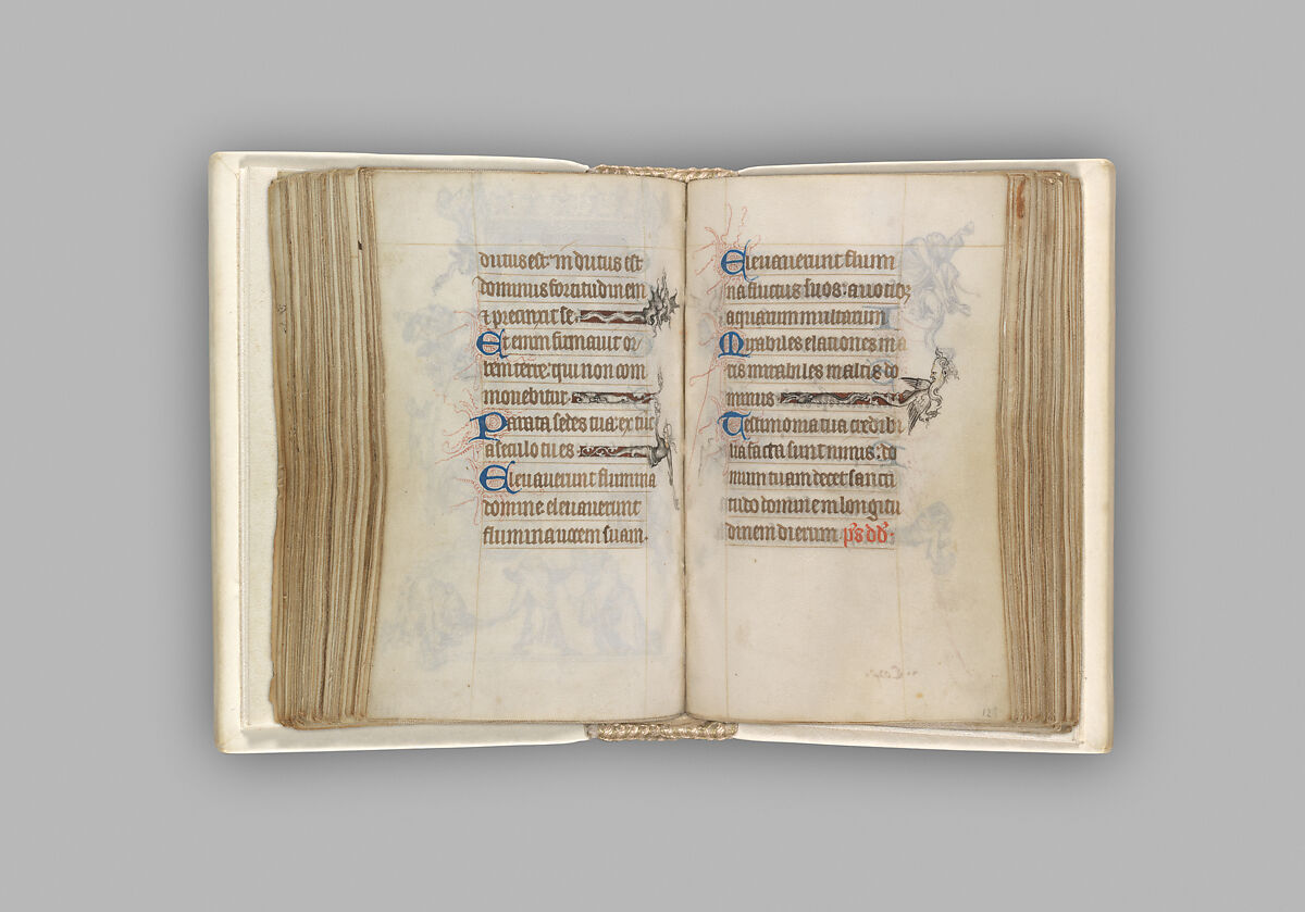 The Hours of Jeanne d'Evreux, Queen of France, Jean Pucelle (French, active Paris, 1319–34), Grisaille, tempera, and ink on vellum, French