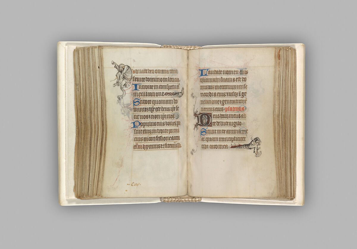 The Hours of Jeanne d'Evreux, Queen of France, Jean Pucelle (French, active Paris, 1319–34), Grisaille, tempera, and ink on vellum, French