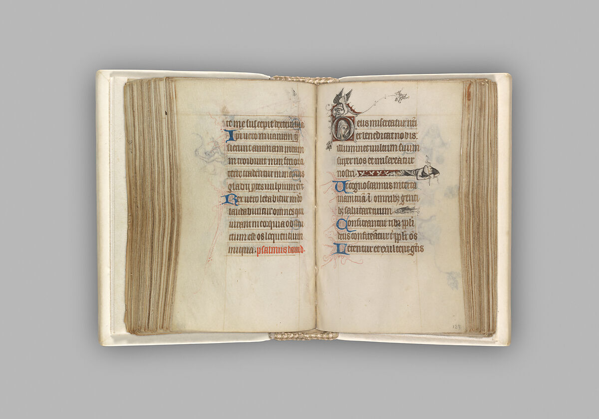 The Hours of Jeanne d'Evreux, Queen of France, Jean Pucelle (French, active Paris, 1319–34), Grisaille, tempera, and ink on vellum, French