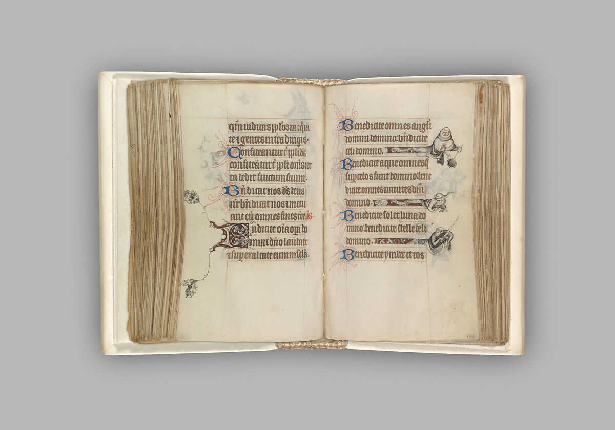 The Hours of Jeanne d'Evreux, Queen of France, Jean Pucelle (French, active Paris, 1319–34), Grisaille, tempera, and ink on vellum, French