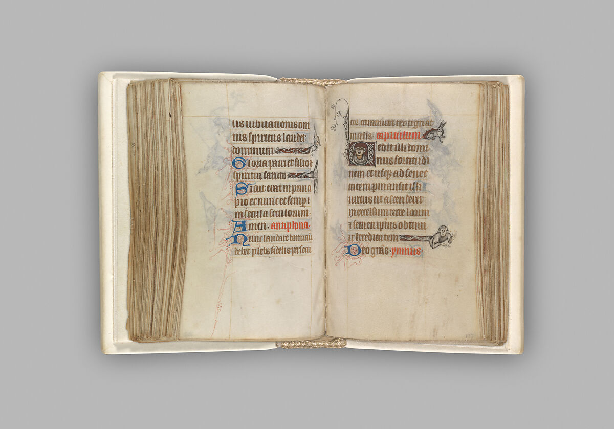 The Hours of Jeanne d'Evreux, Queen of France, Jean Pucelle (French, active Paris, 1319–34), Grisaille, tempera, and ink on vellum, French