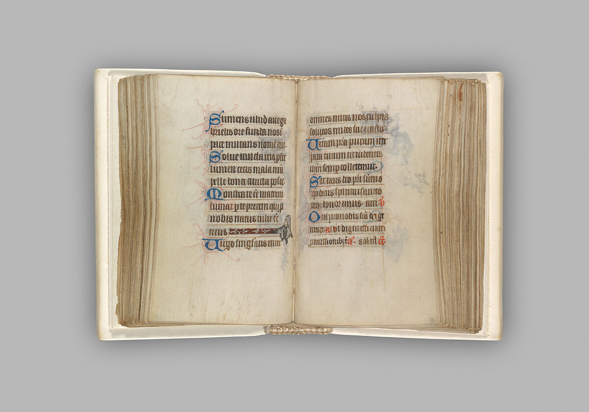 The Hours of Jeanne d'Evreux, Queen of France, Jean Pucelle (French, active Paris, 1319–34), Grisaille, tempera, and ink on vellum, French