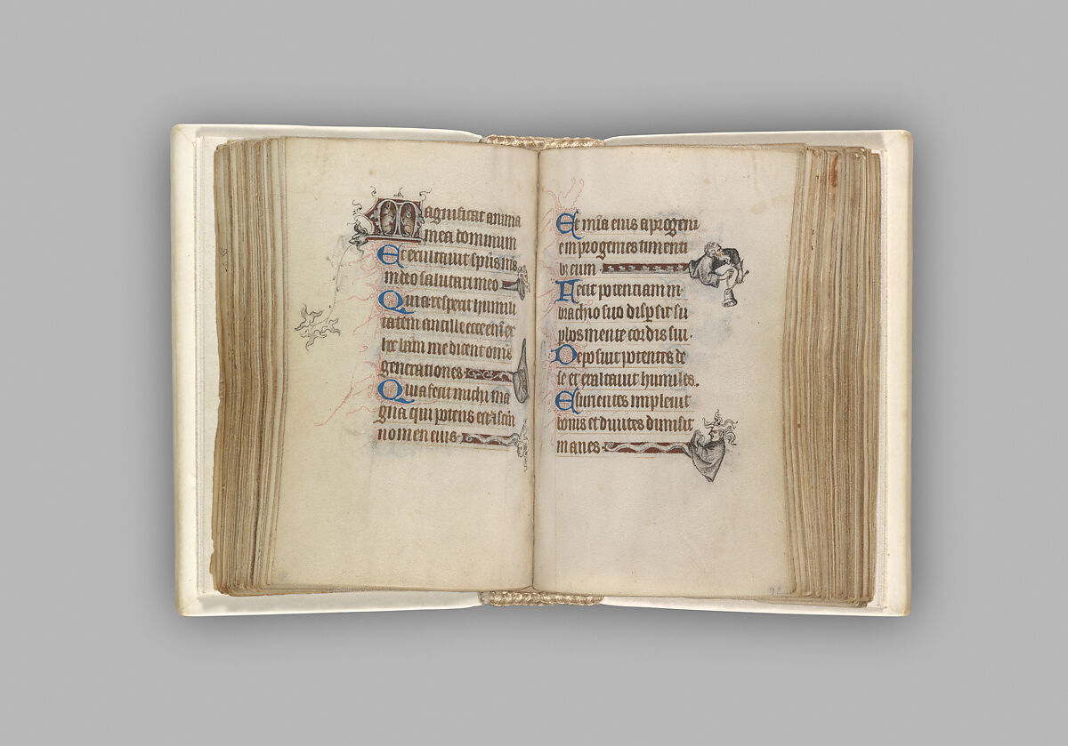 The Hours of Jeanne d'Evreux, Queen of France, Jean Pucelle (French, active Paris, 1319–34), Grisaille, tempera, and ink on vellum, French