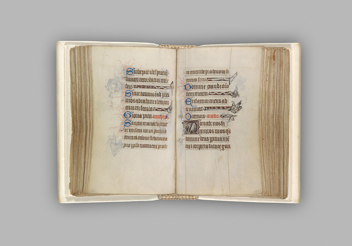 The Hours of Jeanne d'Evreux, Queen of France, Jean Pucelle (French, active Paris, 1319–34), Grisaille, tempera, and ink on vellum, French