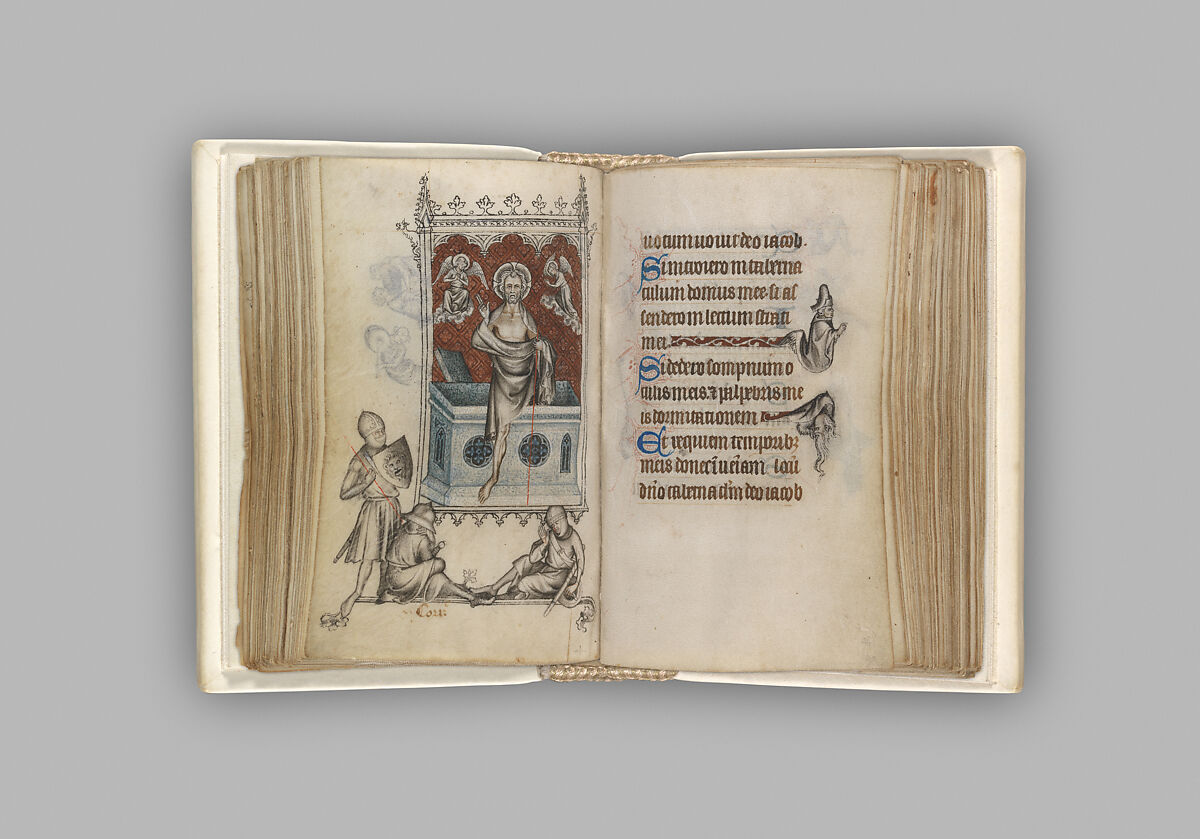 The Hours of Jeanne d'Evreux, Queen of France, Jean Pucelle (French, active Paris, 1319–34), Grisaille, tempera, and ink on vellum, French