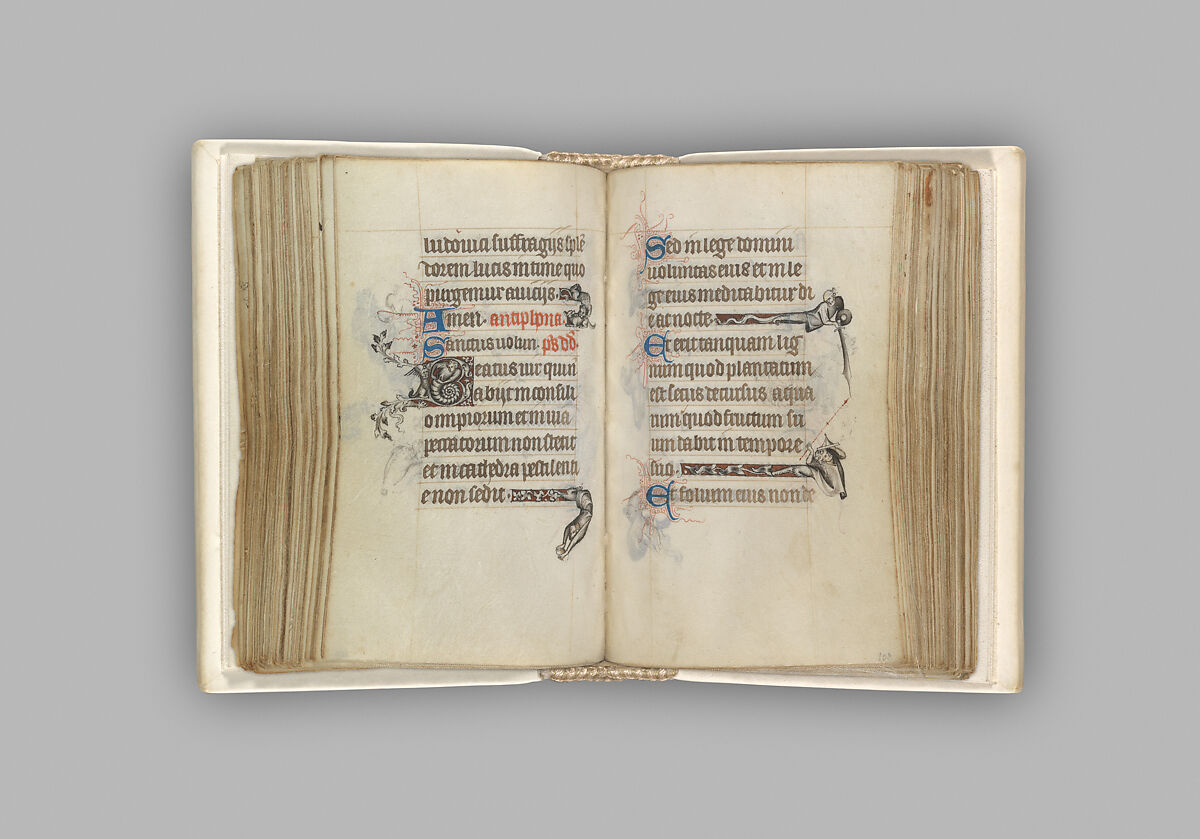 The Hours of Jeanne d'Evreux, Queen of France, Jean Pucelle (French, active Paris, 1319–34), Grisaille, tempera, and ink on vellum, French