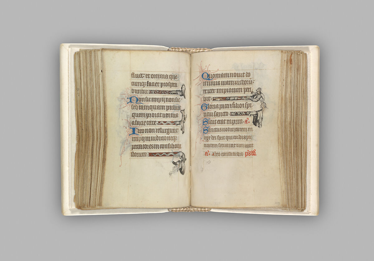 The Hours of Jeanne d'Evreux, Queen of France, Jean Pucelle (French, active Paris, 1319–34), Grisaille, tempera, and ink on vellum, French