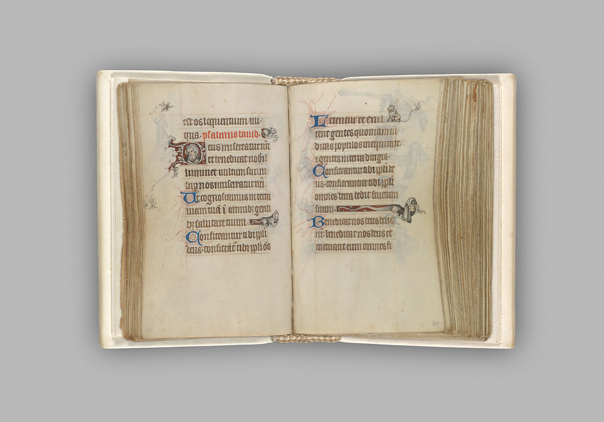 The Hours of Jeanne d'Evreux, Queen of France, Jean Pucelle (French, active Paris, 1319–34), Grisaille, tempera, and ink on vellum, French