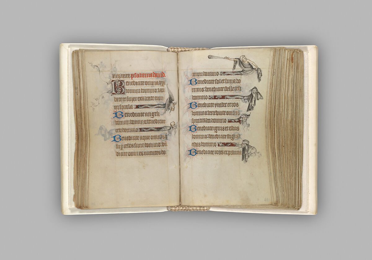 The Hours of Jeanne d'Evreux, Queen of France, Jean Pucelle (French, active Paris, 1319–34), Grisaille, tempera, and ink on vellum, French