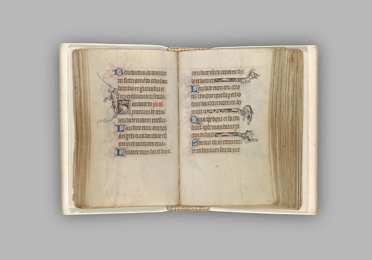 The Hours of Jeanne d'Evreux, Queen of France, Jean Pucelle (French, active Paris, 1319–34), Grisaille, tempera, and ink on vellum, French