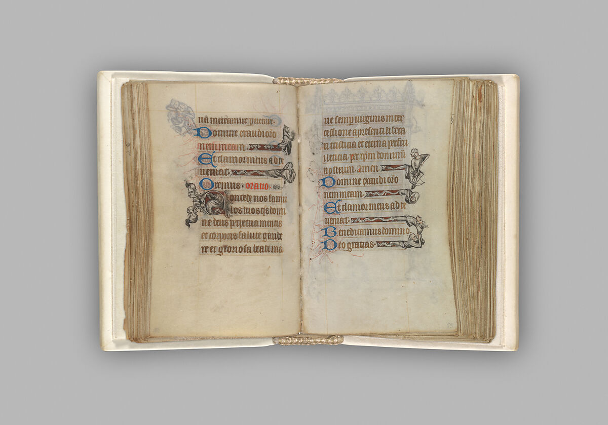 The Hours of Jeanne d'Evreux, Queen of France, Jean Pucelle (French, active Paris, 1319–34), Grisaille, tempera, and ink on vellum, French