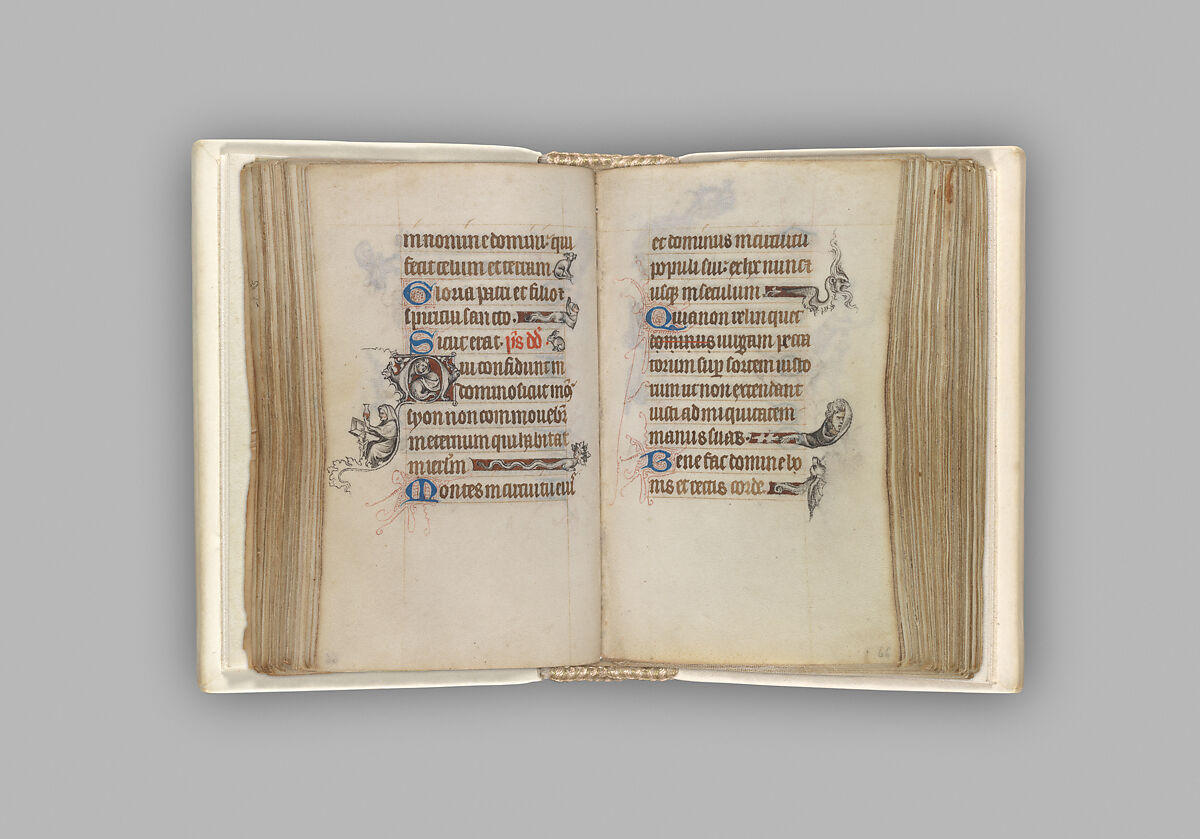 The Hours of Jeanne d'Evreux, Queen of France, Jean Pucelle (French, active Paris, 1319–34), Grisaille, tempera, and ink on vellum, French