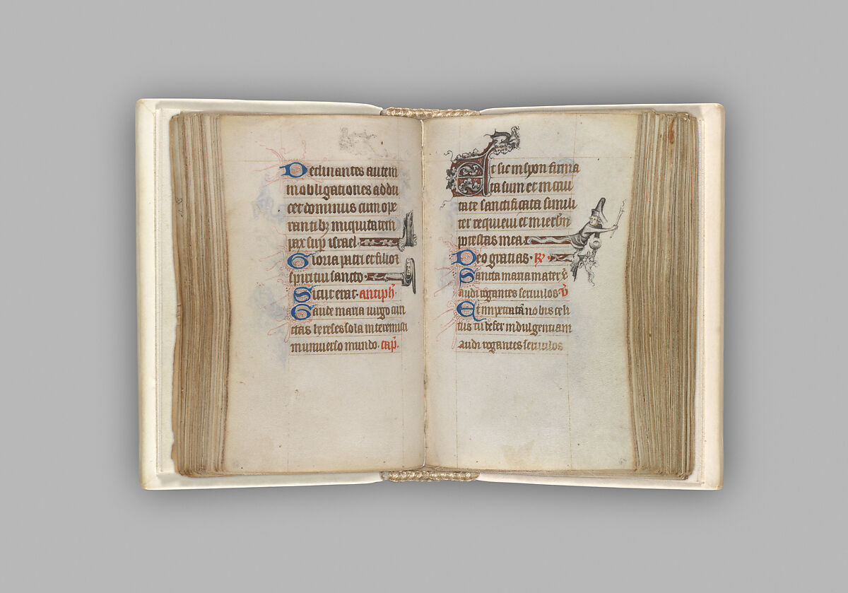 The Hours of Jeanne d'Evreux, Queen of France, Jean Pucelle (French, active Paris, 1319–34), Grisaille, tempera, and ink on vellum, French