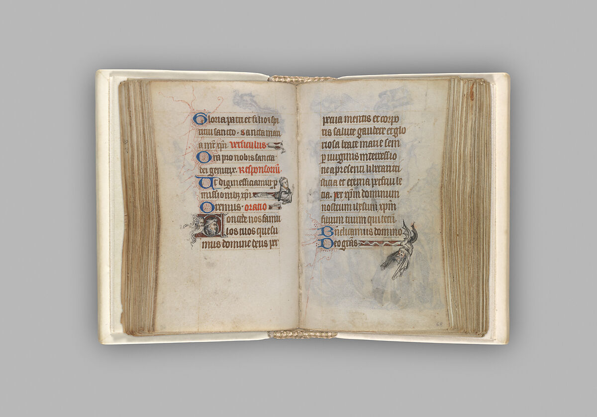 The Hours of Jeanne d'Evreux, Queen of France, Jean Pucelle (French, active Paris, 1319–34), Grisaille, tempera, and ink on vellum, French