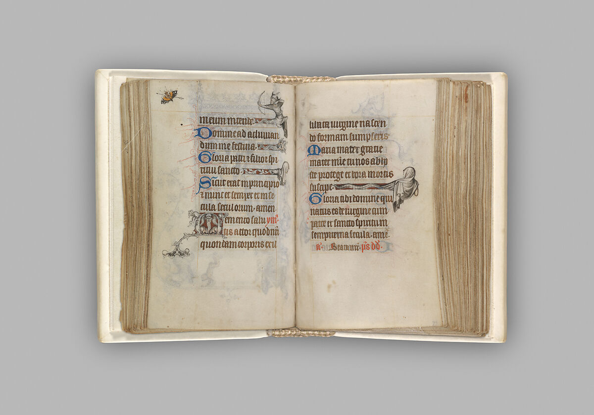 The Hours of Jeanne d'Evreux, Queen of France, Jean Pucelle (French, active Paris, 1319–34), Grisaille, tempera, and ink on vellum, French