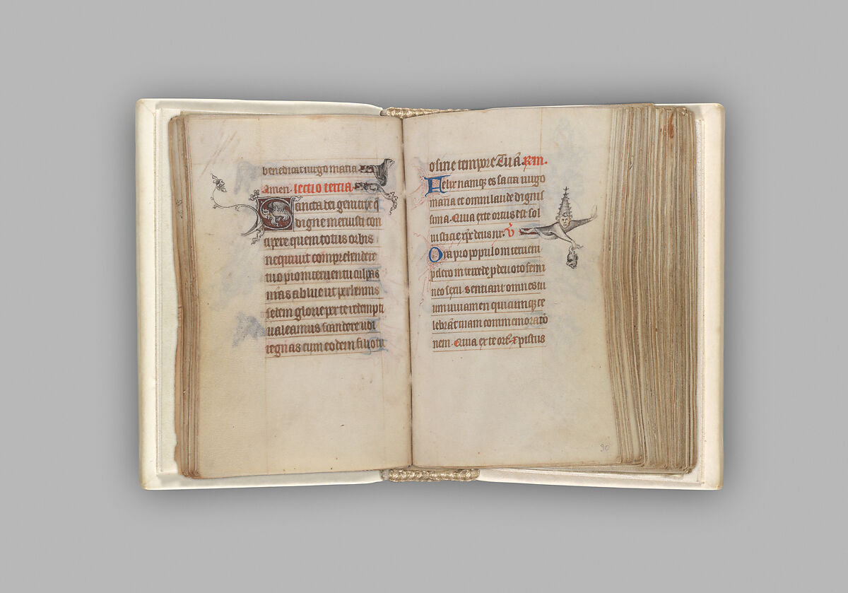 The Hours of Jeanne d'Evreux, Queen of France, Jean Pucelle (French, active Paris, 1319–34), Grisaille, tempera, and ink on vellum, French