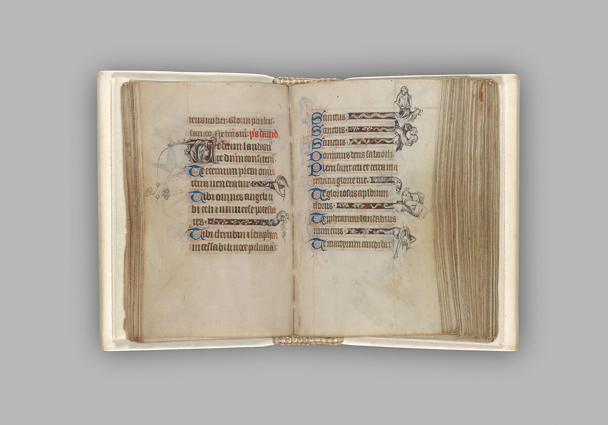 The Hours of Jeanne d'Evreux, Queen of France, Jean Pucelle (French, active Paris, 1319–34), Grisaille, tempera, and ink on vellum, French