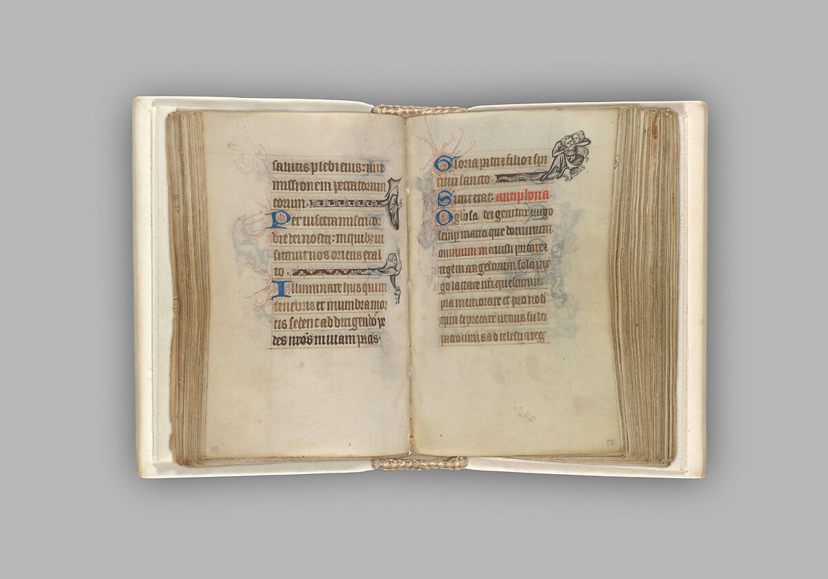 The Hours of Jeanne d'Evreux, Queen of France, Jean Pucelle (French, active Paris, 1319–34), Grisaille, tempera, and ink on vellum, French