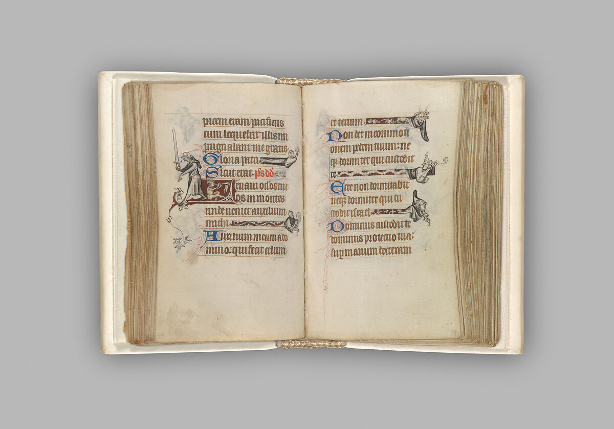 The Hours of Jeanne d'Evreux, Queen of France, Jean Pucelle (French, active Paris, 1319–34), Grisaille, tempera, and ink on vellum, French