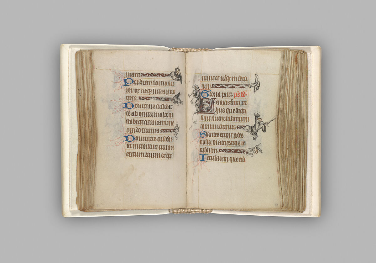 The Hours of Jeanne d'Evreux, Queen of France, Jean Pucelle (French, active Paris, 1319–34), Grisaille, tempera, and ink on vellum, French