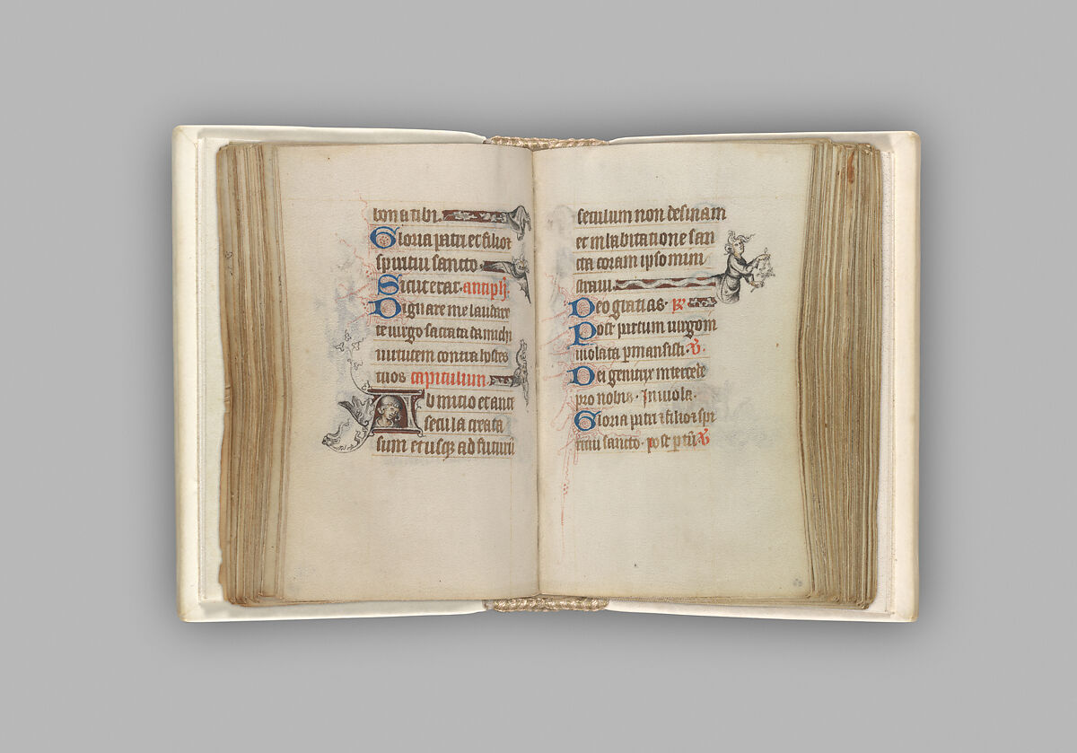 The Hours of Jeanne d'Evreux, Queen of France, Jean Pucelle (French, active Paris, 1319–34), Grisaille, tempera, and ink on vellum, French