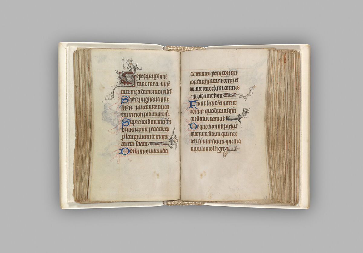 The Hours of Jeanne d'Evreux, Queen of France, Jean Pucelle (French, active Paris, 1319–34), Grisaille, tempera, and ink on vellum, French