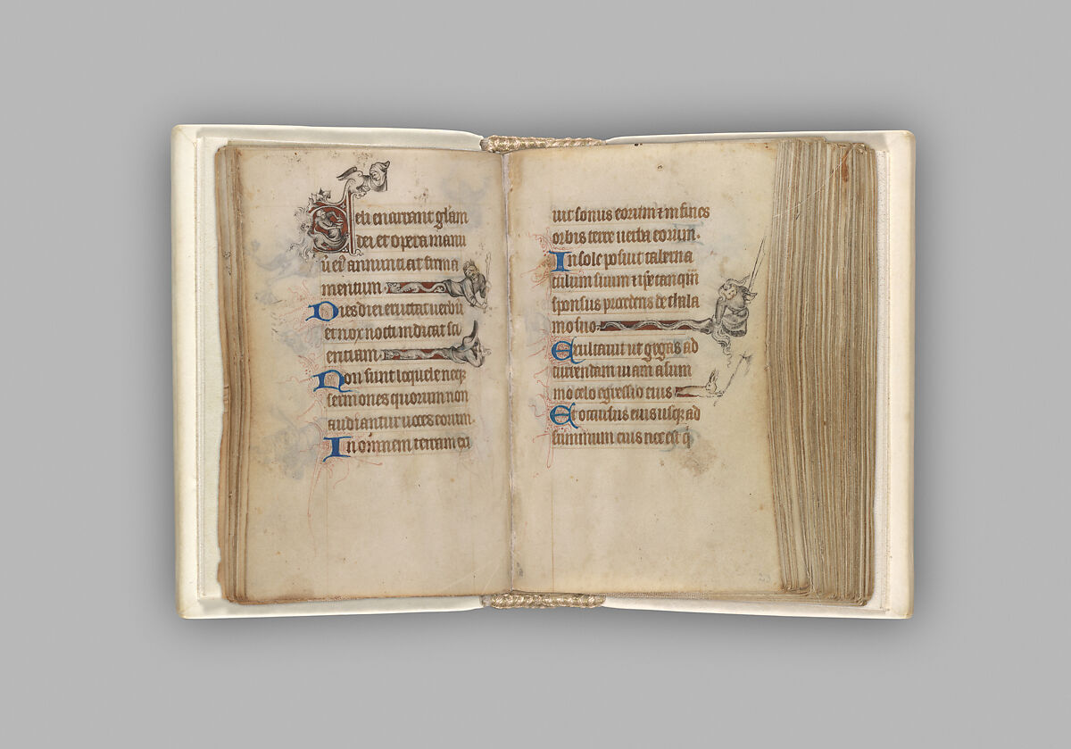 The Hours of Jeanne d'Evreux, Queen of France, Jean Pucelle (French, active Paris, 1319–34), Grisaille, tempera, and ink on vellum, French