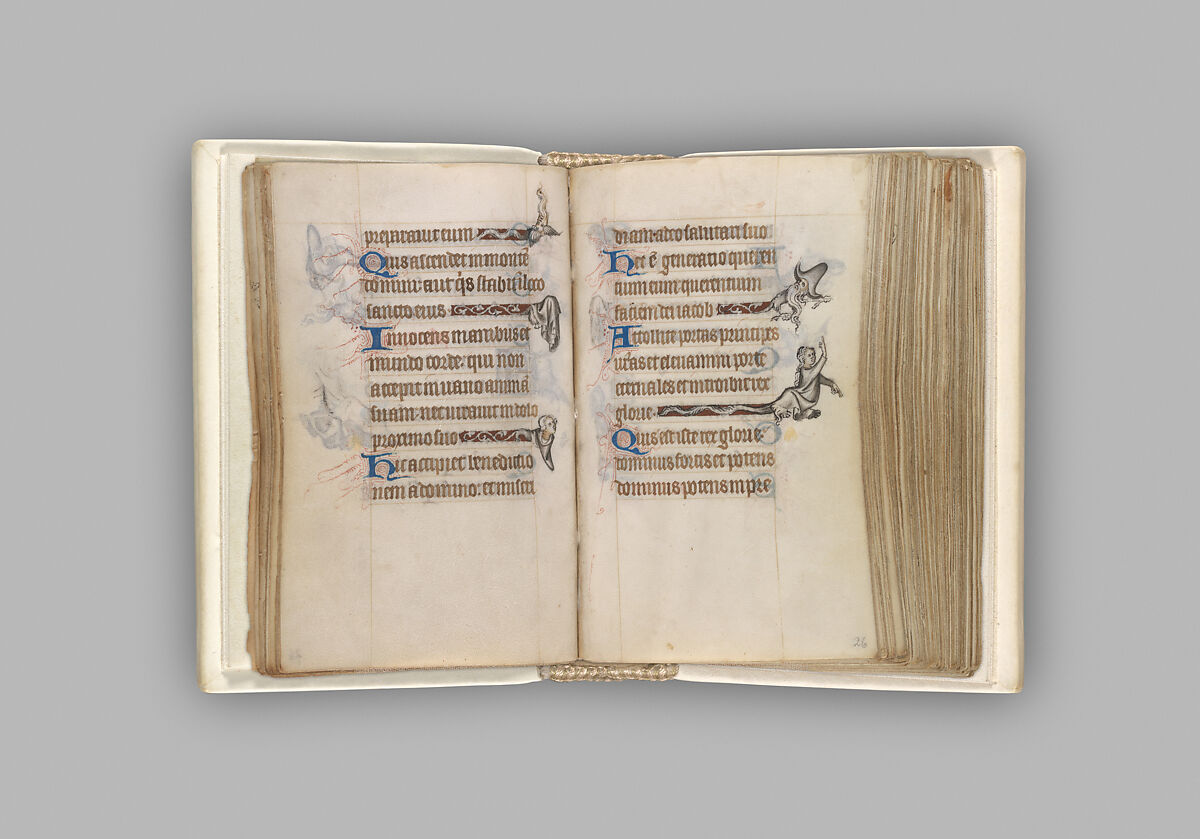 The Hours of Jeanne d'Evreux, Queen of France, Jean Pucelle (French, active Paris, 1319–34), Grisaille, tempera, and ink on vellum, French