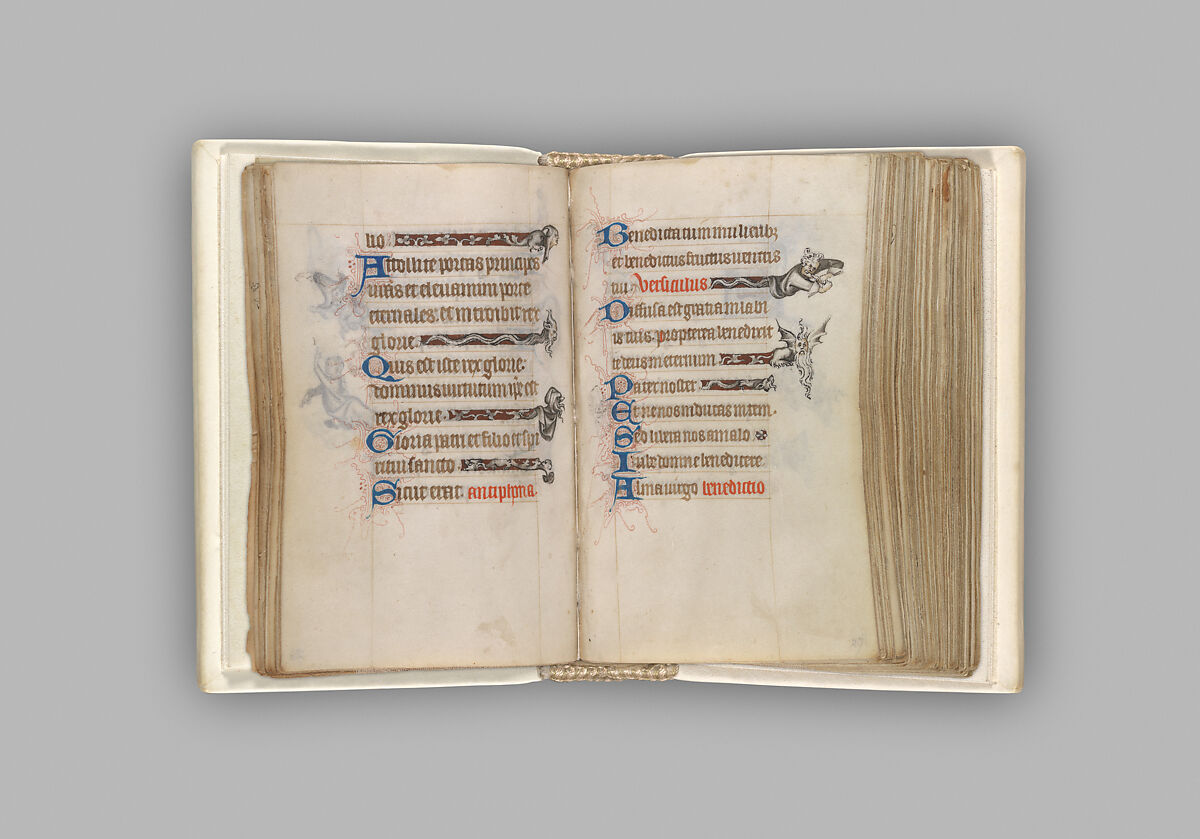 The Hours of Jeanne d'Evreux, Queen of France, Jean Pucelle (French, active Paris, 1319–34), Grisaille, tempera, and ink on vellum, French