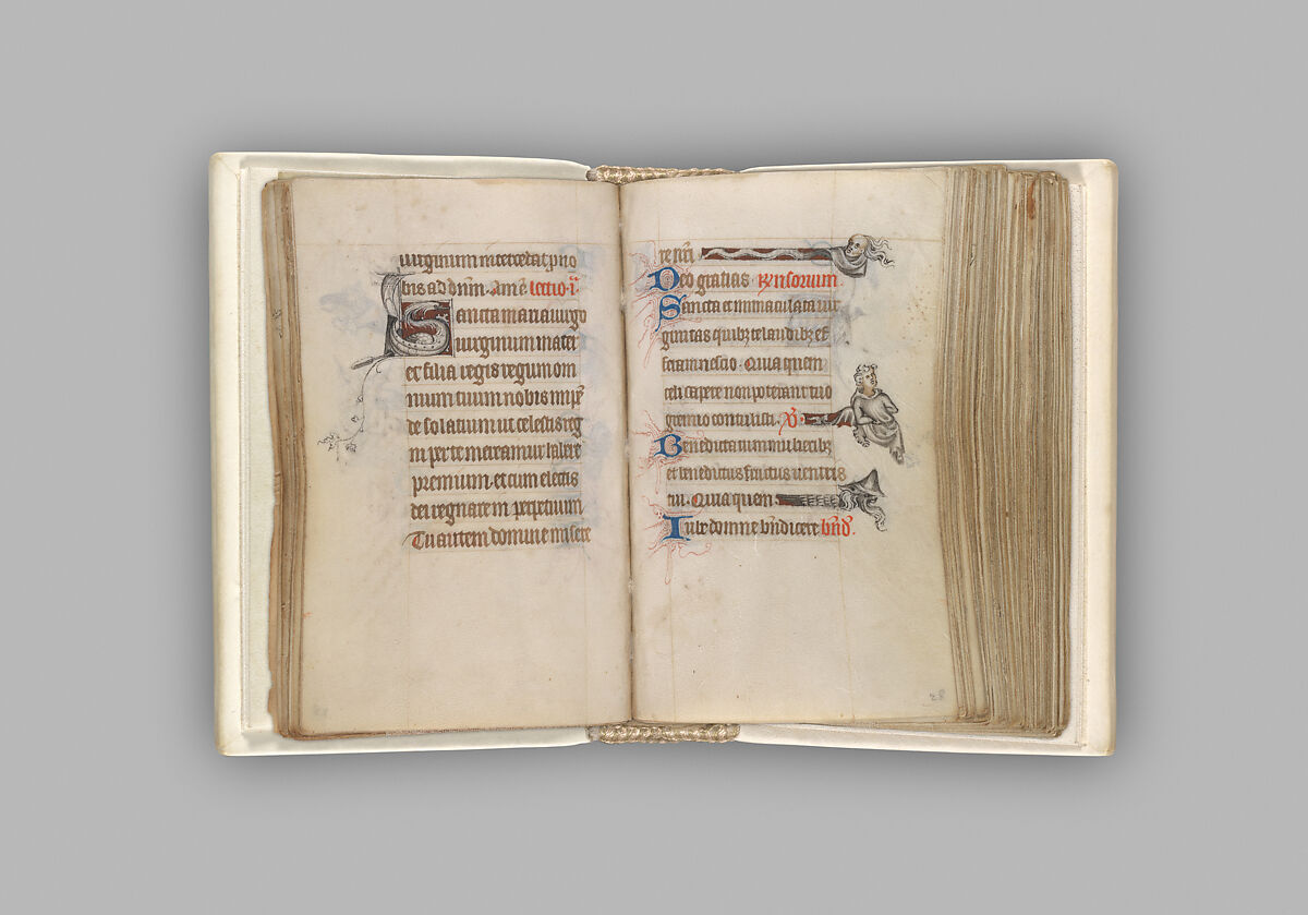 The Hours of Jeanne d'Evreux, Queen of France, Jean Pucelle (French, active Paris, 1319–34), Grisaille, tempera, and ink on vellum, French