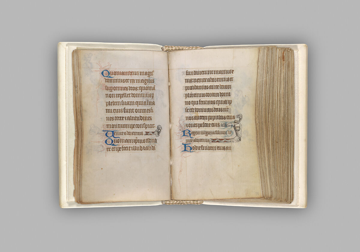 The Hours of Jeanne d'Evreux, Queen of France, Jean Pucelle (French, active Paris, 1319–34), Grisaille, tempera, and ink on vellum, French