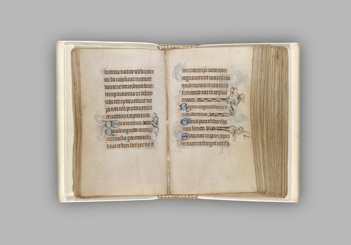 The Hours of Jeanne d'Evreux, Queen of France, Jean Pucelle (French, active Paris, 1319–34), Grisaille, tempera, and ink on vellum, French