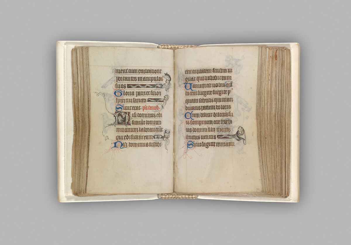 The Hours of Jeanne d'Evreux, Queen of France, Jean Pucelle (French, active Paris, 1319–34), Grisaille, tempera, and ink on vellum, French