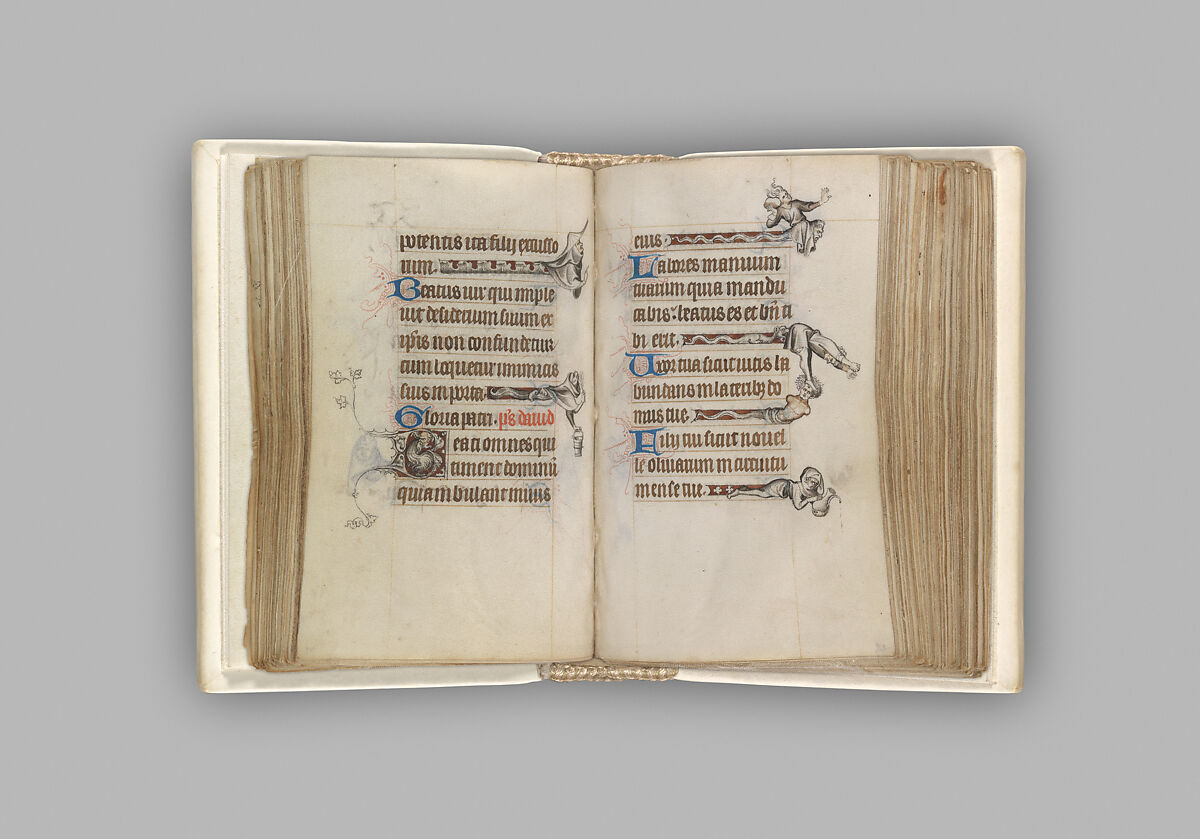 The Hours of Jeanne d'Evreux, Queen of France, Jean Pucelle (French, active Paris, 1319–34), Grisaille, tempera, and ink on vellum, French