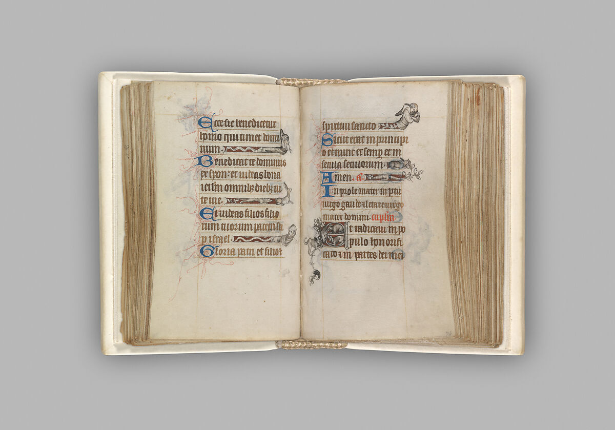 The Hours of Jeanne d'Evreux, Queen of France, Jean Pucelle (French, active Paris, 1319–34), Grisaille, tempera, and ink on vellum, French