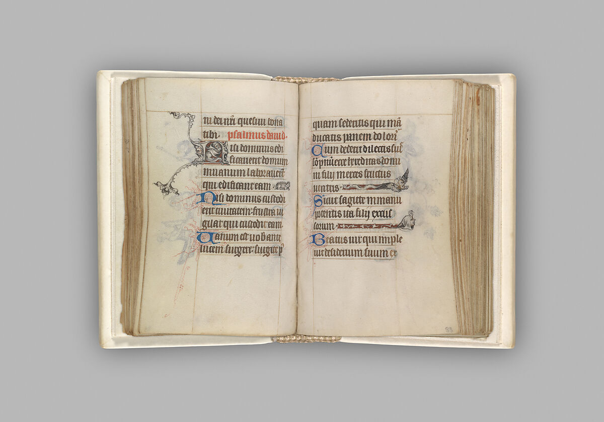 The Hours of Jeanne d'Evreux, Queen of France, Jean Pucelle (French, active Paris, 1319–34), Grisaille, tempera, and ink on vellum, French