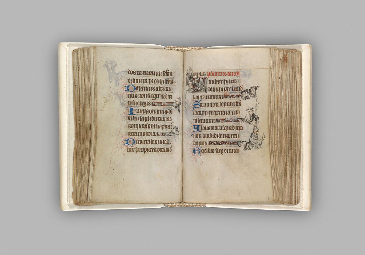 The Hours of Jeanne d'Evreux, Queen of France, Jean Pucelle (French, active Paris, 1319–34), Grisaille, tempera, and ink on vellum, French