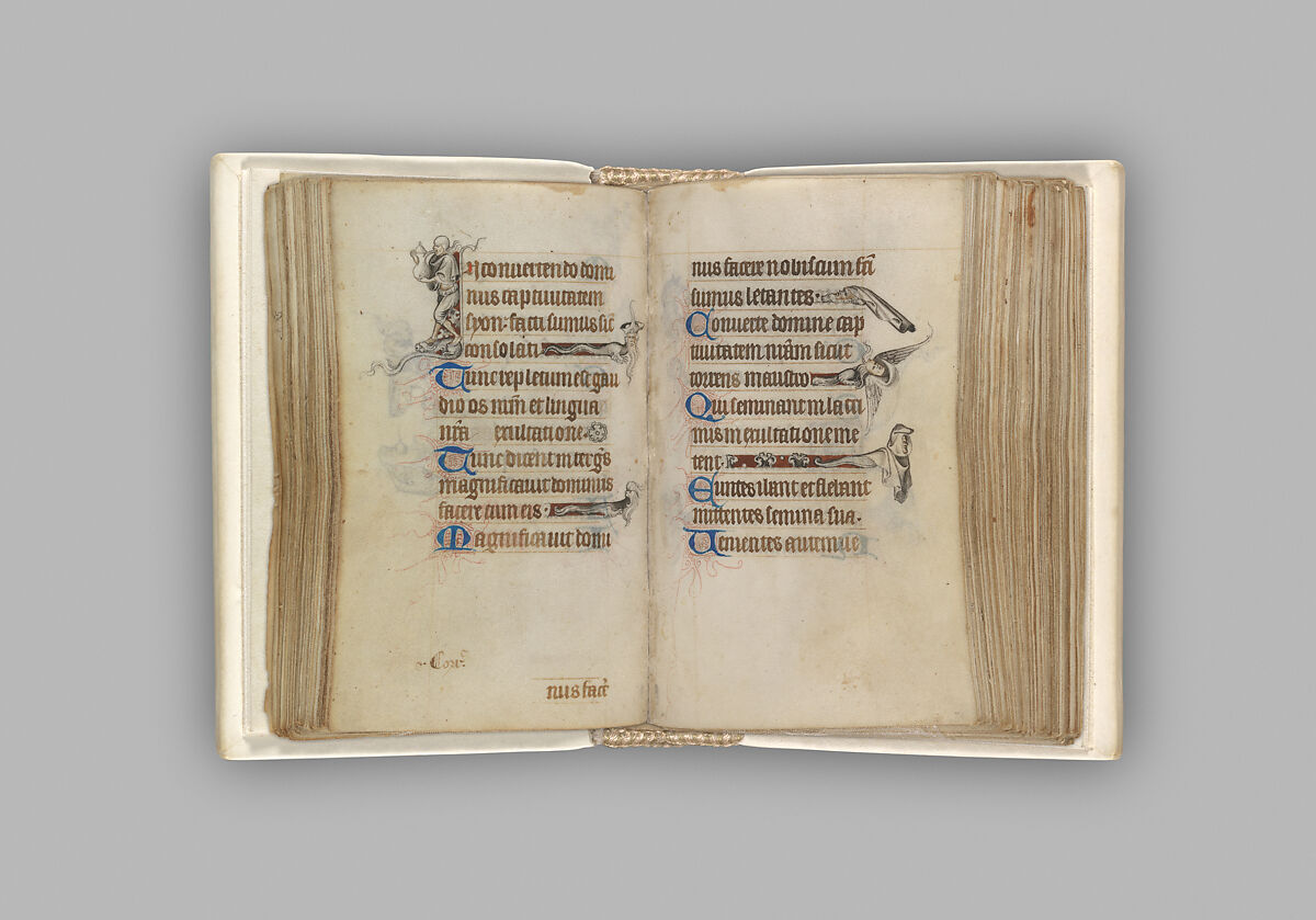 The Hours of Jeanne d'Evreux, Queen of France, Jean Pucelle (French, active Paris, 1319–34), Grisaille, tempera, and ink on vellum, French