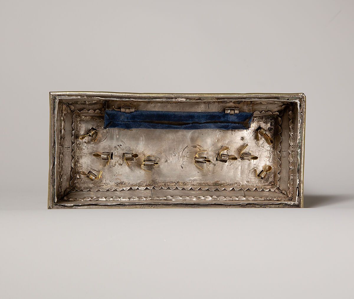 Reliquary Shrine, Attributed to Jean de Touyl (French, died 1349/50), Gilded silver, translucent enamel, paint, French