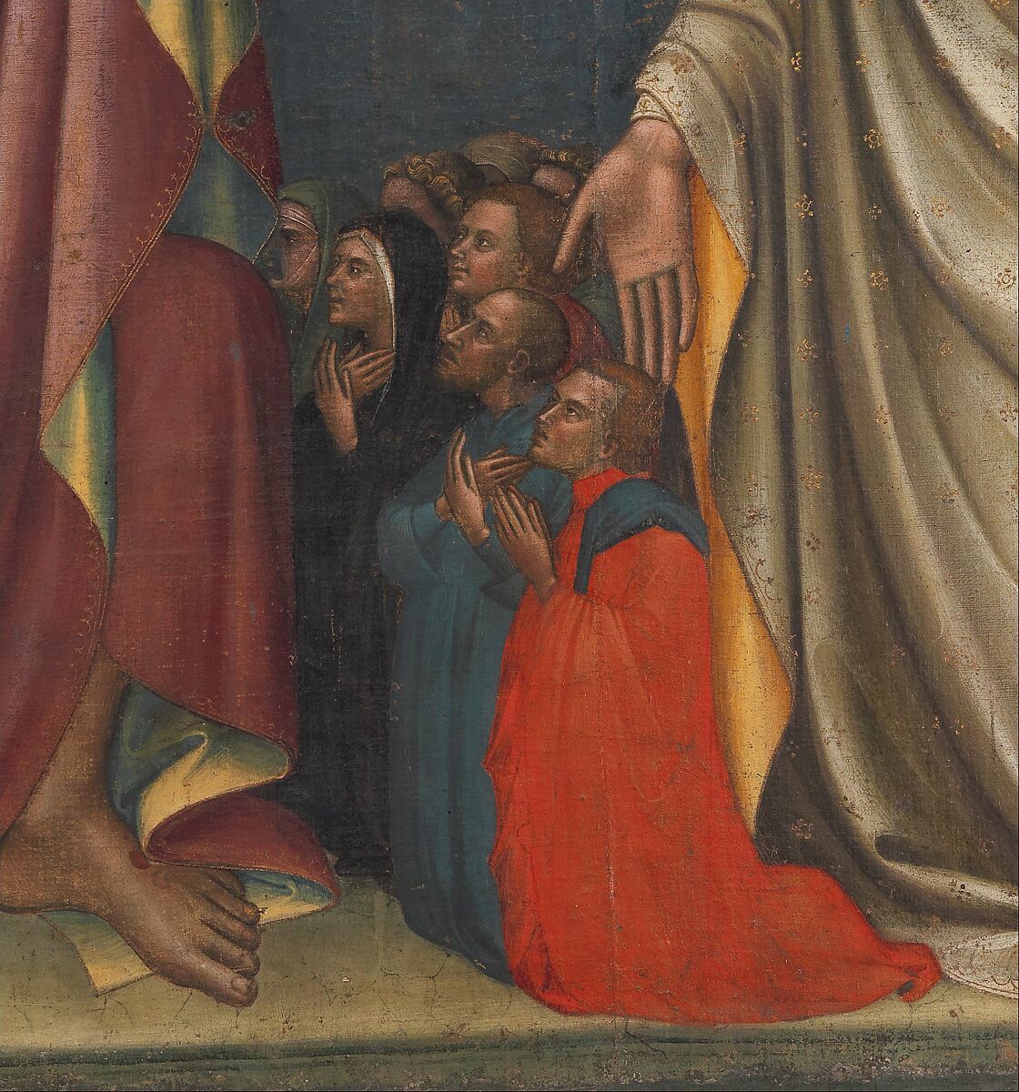 The Intercession of Christ and the Virgin, Attributed to Lorenzo Monaco (Piero di Giovanni) (Italian, Florence (?) ca. 1370–1425 Florence (?)), Tempera on canvas, Italian