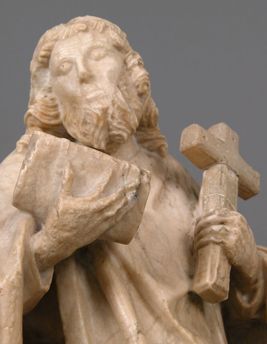 Saint Philip, Alabaster, with traces of gilding and polychromy, North French or South Netherlandish
