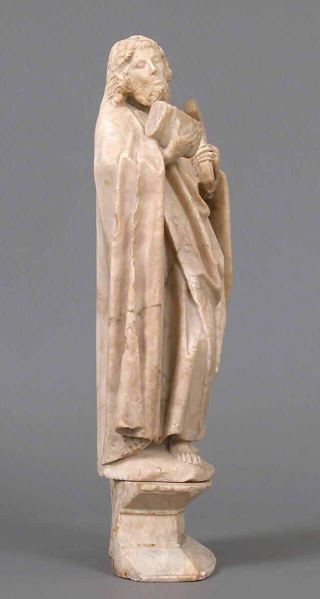 Saint Philip, Alabaster, with traces of gilding and polychromy, North French or South Netherlandish