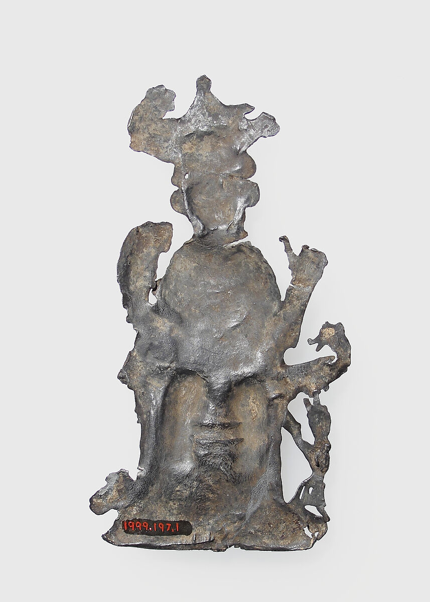 Pilgrim's Badge: Saint Theobald of Thann, Lead/tin alloy, French