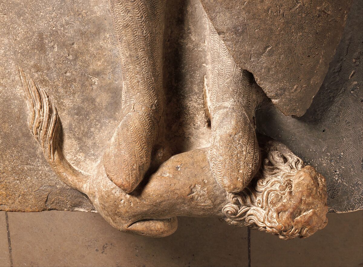 A Knight of the d'Aluye Family, Limestone, French