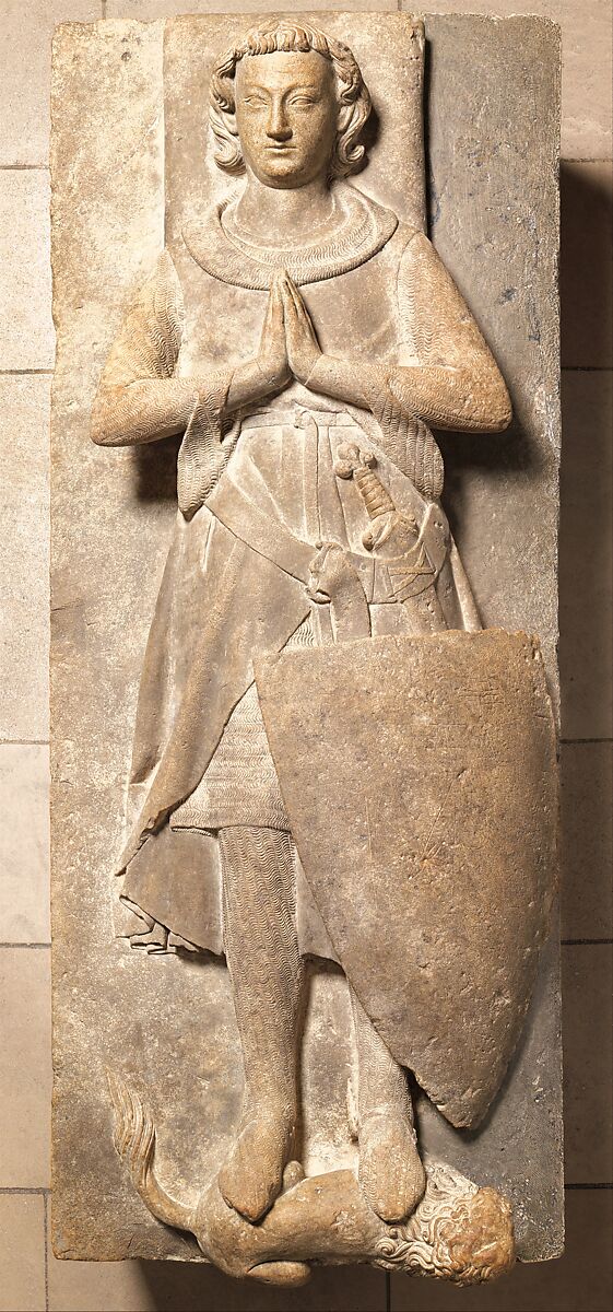 A Knight of the d'Aluye Family, Limestone, French