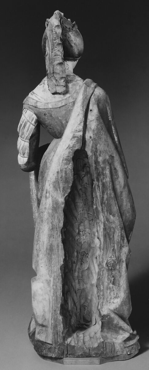 Saint Barbara, Limewood with paint, German