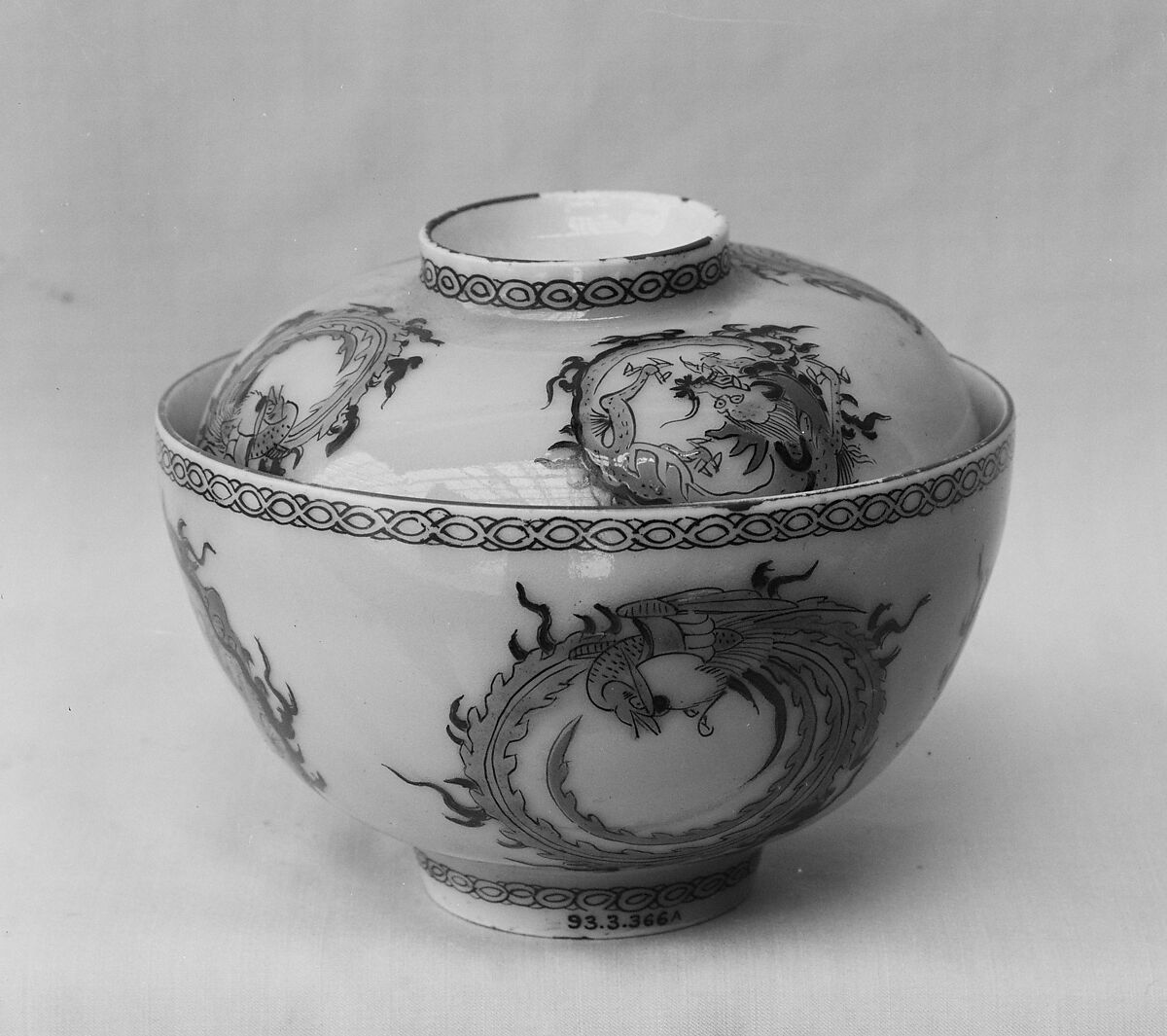 Cup with Cover, White porcelain covered with a light celadon glaze and decorated with polychrome enamels and gold (Nabeshima ware), Japan