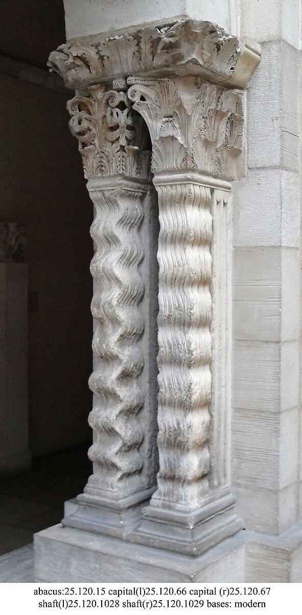 Engaged Column Shaft, Stone, French 